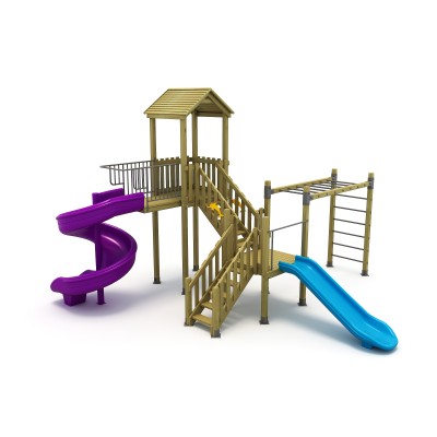 02 A Standard Wooden Playground